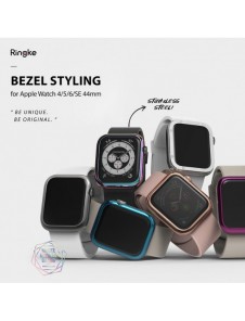 Ringke Bezel Styling box ram kuvertring Klocka 6/5/4 (40mm) blå (rostfritt stål) (AW4-40-110)