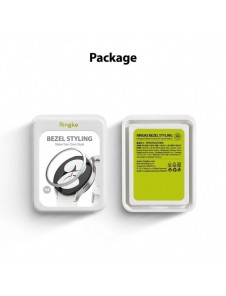 Ringke Bezel Styling box ram kuvertring Klocka 6/5/4 (40mm) silver (rostfritt stål) (GW4-40-40)