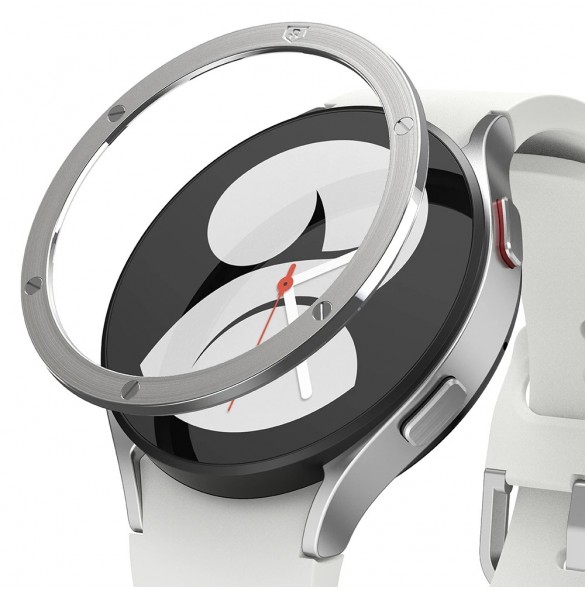 Ringke Bezel Styling fodral ram kuvertring Klocka 6/5/4 (40mm) silver (rostfritt stål) (GW4-40-42)