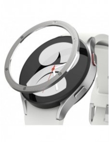 Ringke Bezel Styling fodral ram kuvertring Klocka 6/5/4 (40mm) silver (rostfritt stål) (GW4-40-42)