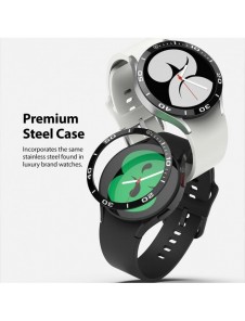 Ringke Bezel Styling fodral ram kuvertring Klocka 6/5/4 (40mm) silver (rostfritt stål) (GW4-40-42)