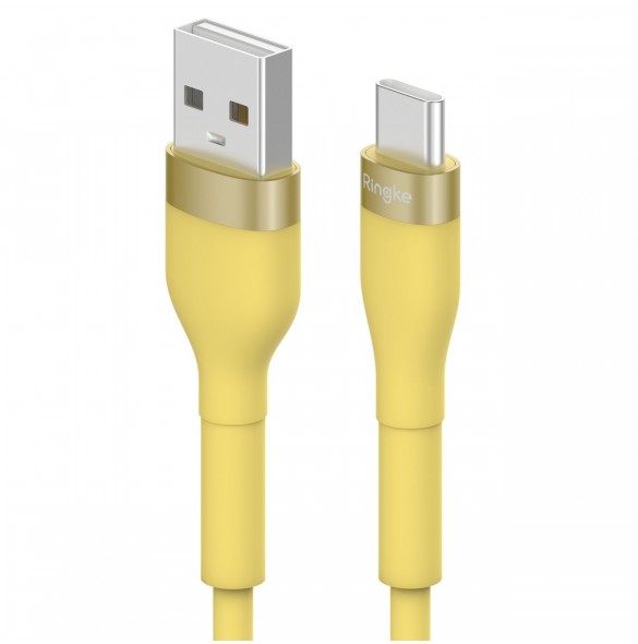 Ringke kabel USB-A - USB-C 480Mb/s 12W 2m gul (CB60099RS)
