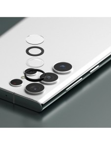 Ringke Kameralinsram Glasglas till Samsung Galaxy S22 Ultra svart