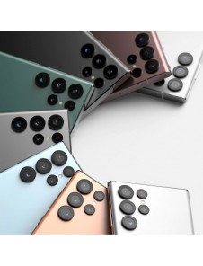 Ringke Kameralinsram Glasglas till Samsung Galaxy S22 Ultra svart