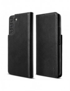 Ringke Folio Signature Flip Läderfodral för Samsung Galaxy S22 + (S22 Plus) Svart (FSS118R262)