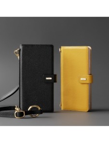 Ringke Folio Signature äkta läderfodral med flik och axelrem för Samsung Galaxy Note 20 svart (FS79R55)