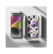 Ringke Fusion Design Armored Case Cover med Gel Ram för iPhone 14 Plus transparent (lila ros) (FD637E29)