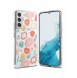 Ringke Fusion Design Armored Case Cover med Gel Frame för Samsung Galaxy S22 + (S22 Plus) transparent (Blommig) (F593R31)