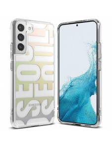 Ringke Fusion Design Armored Case Cover med Gel Ram för Samsung Galaxy S22 + (S22 Plus) transparent (Seoul) (F593R89)