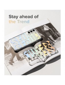 Ringke Fusion Design Armored Case Cover med Gel Ram för Samsung Galaxy S22 + (S22 Plus) transparent (Seoul) (F593R89)