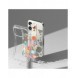 Ringke Fusion Design Armored Sleeve Cover med Gel Frame för iPhone 14 Pro transparent (Blommig) (FD641E31)