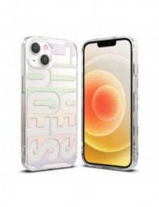 Ringke Fusion Design PC-fodral med TPU Bumper för iPhone 13 mini transparent (FD538E89)