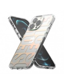 Ringke Fusion Design PC-fodral med TPU Bumper för iPhone 13 Pro transparent (FD548E89)