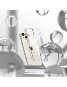 Ringke Fusion Matte fodral iPhone 14 Plus skal med en gelram grå