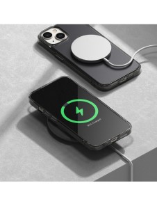 Ringke Fusion Matte fodral iPhone 14 Plus skal med en gelram grå