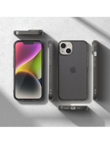 Ringke Fusion Matte fodral iPhone 14 Plus skal med en gelram grå