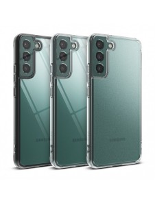Ringke Fusion Matte PC-fodral med TPU-gelram för Samsung Galaxy S22 + (S22 Plus) genomskinlig
