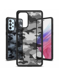 Ringke Fusion Matte tpu fodral med ram för Samsung Galaxy A73 svart