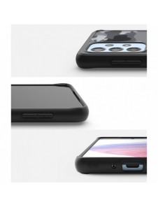 Ringke Fusion Matte tpu fodral med ram för Samsung Galaxy A73 svart