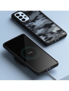 Ringke Fusion Matte tpu fodral med ram för Samsung Galaxy A73 svart