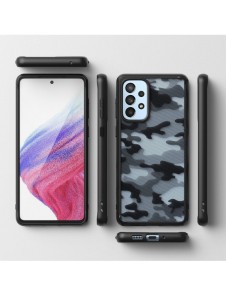 Ringke Fusion Matte tpu fodral med ram för Samsung Galaxy A73 svart