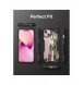 Ringke Fusion X Design hållbart PC-fodral med TPU Bumper för iPhone 13 mini svart (Biljettband) (FXD540E43)