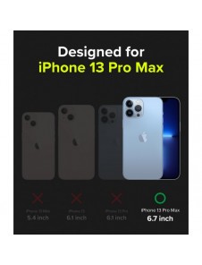 Ringke Fusion X Design hållbart PC-fodral med TPU Bumper för iPhone 13 Pro Max svart (Biljettband) (FXD555E43)