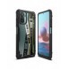 Ringke Fusion X Design hållbart PC-fodral med TPU Bumper för Xiaomi Redmi Note 10 / Redmi Note 10S svart (Biljettband) (XDXI0