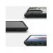 Ringke Fusion X Design hållbart PC-fodral med TPU Bumper för Xiaomi Redmi Note 10 / Redmi Note 10S svart (Biljettband) (XDXI0