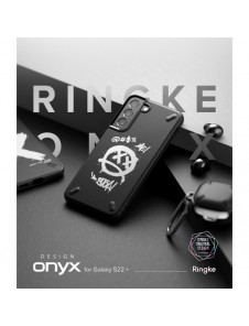Ringke Onyx Design Slitstarkt skal för Samsung Galaxy S22 + (S22 Plus) svart (X) ()