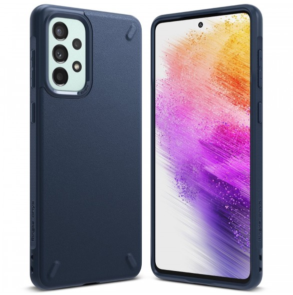 Ringke Onyx slitstarkt skal till Samsung Galaxy A73 marinblå