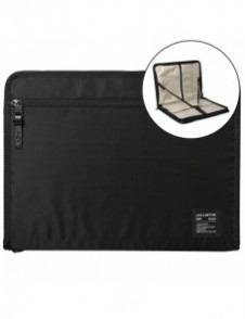 Ringke Smart Zip Pouch universalfodral för bärbar dator, surfplatta (upp till 13 tum) ståväska för väska, svart