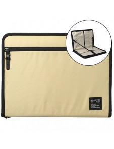 Ringke Smart Zip Pouch universalfodral för bärbar dator, surfplatta (upp till 13 tum), stativ, väska, organisatör, beige