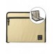 Ringke Smart Zip Pouch universalfodral för bärbar dator, surfplatta (upp till 13 tum), stativ, väska, organisatör, beige