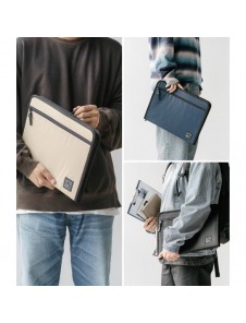 Ringke Smart Zip Pouch universalfodral för bärbar dator, surfplatta (upp till 13 tum), stativ, väska, organisatör, marinblå