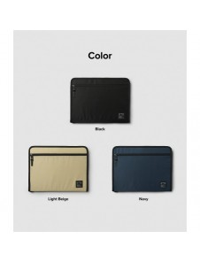 Ringke Smart Zip Pouch universalfodral för bärbar dator, surfplatta (upp till 13 tum), stativ, väska, organisatör, marinblå
