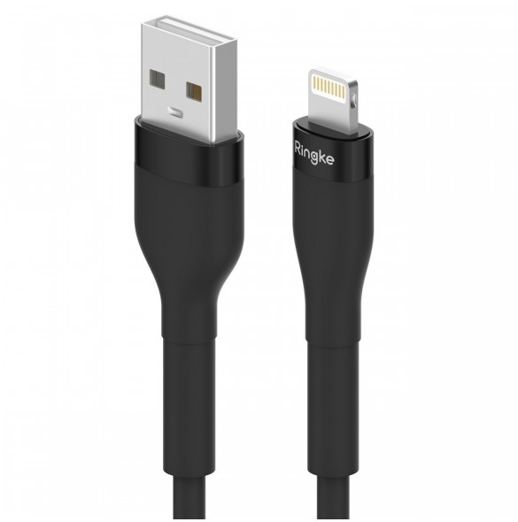 Ringke USB-A kabel - Lightning 480Mb/s 12W 1,2m svart (CB09963RS)