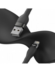 Ringke USB-A kabel - Lightning 480Mb/s 12W 1,2m svart (CB09963RS)