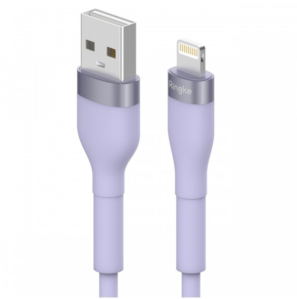 Ringke USB-A kabel - Lightning 480Mb/s 12W 2m lila (CB09970RS)