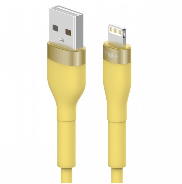 Ringke USB-A kabel - Lightning 480Mb/s 12W 2m gul (CB60037RS)