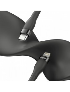 Ringke USB-C kabel - Lightning 480Mb/s 20W 1,2m svart (CB60112RS)