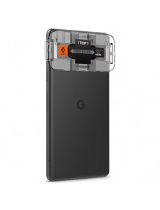 CAMERA COVER Spigen OPTIK.TR "EZ FIT" CAMERA PROTECTOR 2-PACK GOOGLE PIXEL 7A SVART