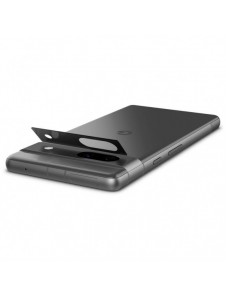 CAMERA COVER Spigen OPTIK.TR "EZ FIT" CAMERA PROTECTOR 2-PACK GOOGLE PIXEL 7A SVART