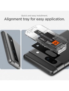 CAMERA COVER Spigen OPTIK.TR "EZ FIT" CAMERA PROTECTOR 2-PACK GOOGLE PIXEL 7A SVART
