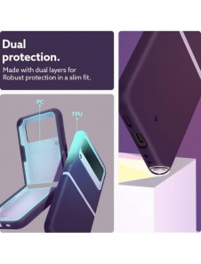 CASEOLOGY NANO POP GALAXY MED FLIP 4 LJUSVIOLET