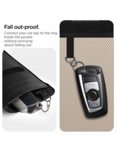 FARADAY CAGE Spigen POUCH NYCKELFRI RFID SIGNAL BLOCKER SVART