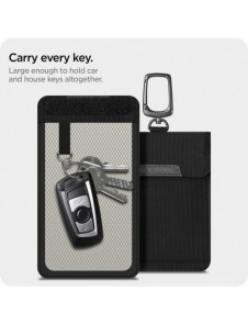 FARADAY CAGE Spigen POUCH NYCKELFRI RFID SIGNAL BLOCKER SVART