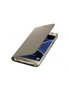 Samsung Galaxy S7 Guld Flip Wallet Cover / Case - EF-WG930PFEGWW