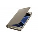 Samsung Galaxy S7 Guld Flip Wallet Cover / Case - EF-WG930PFEGWW
