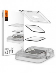 HYBRID GLASS Spigen PROFLEX ”EZ FIT” 2-PACK Apple Watch 7 / 8 (45 MM)